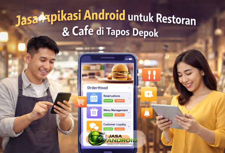 Jasa Aplikasi Android untuk Restoran & Cafe di Tapos Depok